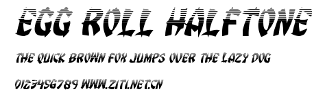 Egg Roll Halftone.ttf