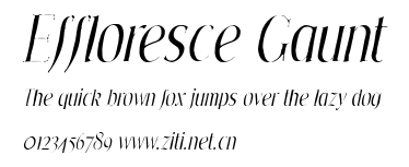 Effloresce Gaunt.ttf