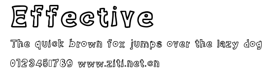 Effective .ttf