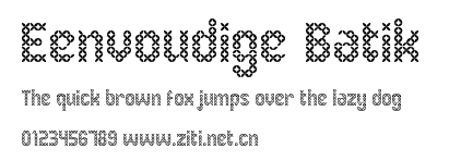 Eenvoudige Batik .ttf字體轉換器圖片