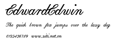 EdwardEdwin.ttf字體轉換器圖片