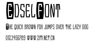 EdselFont.ttf字體轉換器圖片