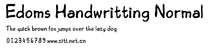 Edoms Handwritting Normal.ttf