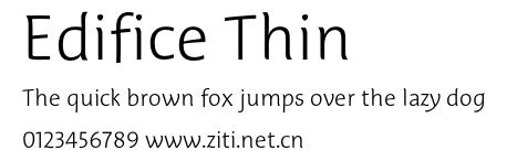 Edifice Thin.otf