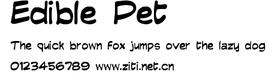Edible Pet.ttf