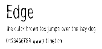 Edge.ttf字體轉換器圖片