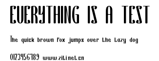 EVERYTHING IS A TEST.ttf字體轉換器圖片