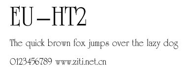 EU-HT2.ttf字體轉換器圖片