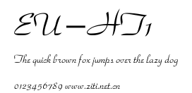 EU-HT1.ttf字體轉換器圖片