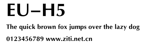 EU-H5.ttf字體轉換器圖片