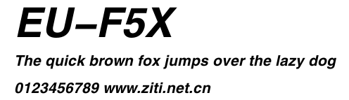 EU-F5X.ttf