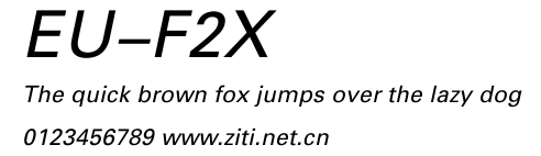 EU-F2X.ttf字體轉換器圖片