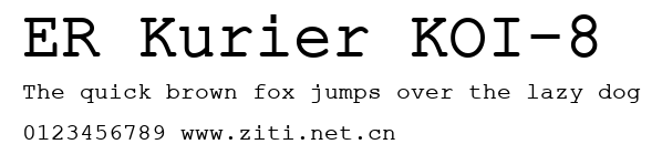 ER Kurier KOI-8.ttf