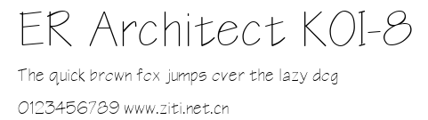 ER Architect KOI-8.ttf