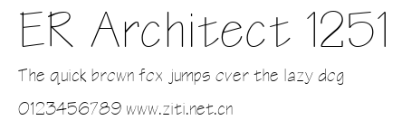 ER Architect 1251.ttf