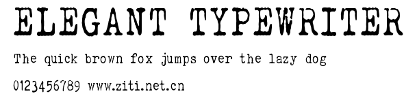 ELEGANT TYPEWRITER.ttf