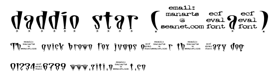 daddio star (eval).ttf