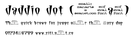 daddio dot (eval).ttf