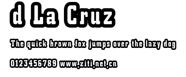 d La Cruz.ttf