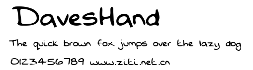 DavesHand.ttf