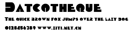 Datcotheque.ttf