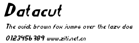 Datacut.ttf字體轉換器圖片