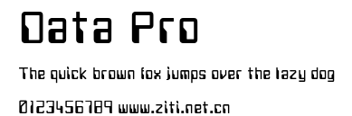 Data Pro.ttf字體轉換器圖片