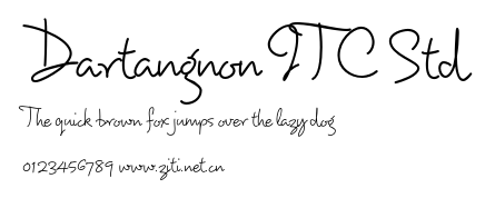 Dartangnon ITC Std.otf字體轉換器圖片