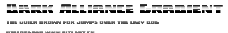 Dark Alliance Gradient.ttf字體轉換器圖片