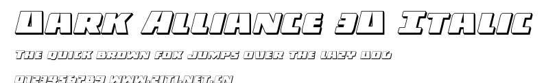 Dark Alliance 3D Italic.ttf