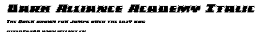 Dark Alliance Academy Italic.ttf