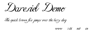 Daresiel Demo.ttf