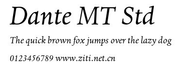 Dante MT Std.otf