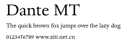 Dante MT.ttf