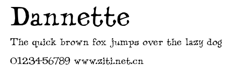 Dannette.ttf