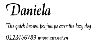 Daniela.ttf字體轉換器圖片