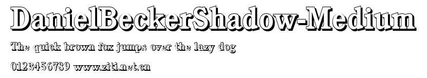 DanielBeckerShadow-Medium.ttf