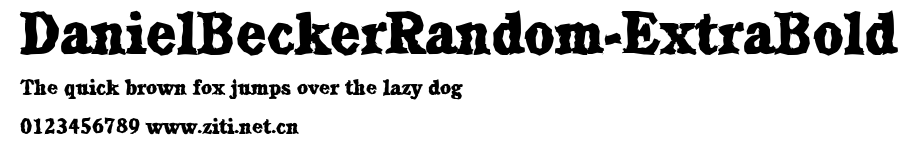DanielBeckerRandom-ExtraBold.ttf