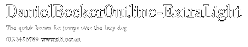 DanielBeckerOutline-ExtraLight.ttf