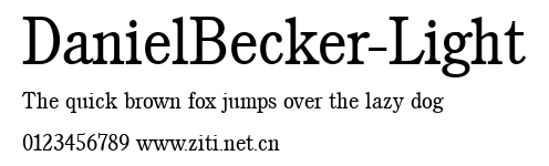 DanielBecker-Light.ttf