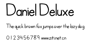 Daniel Deluxe.ttf字體轉換器圖片