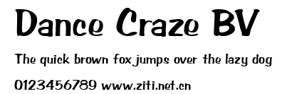 Dance Craze BV.ttf