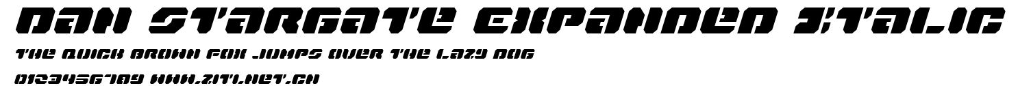 Dan Stargate Expanded Italic.ttf
