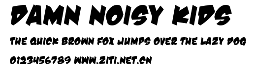 Damn Noisy Kids.ttf