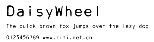DaisyWheel.otf