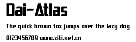Dai-Atlas.otf字體轉換器圖片
