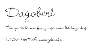 Dagobert.ttf字體轉換器圖片