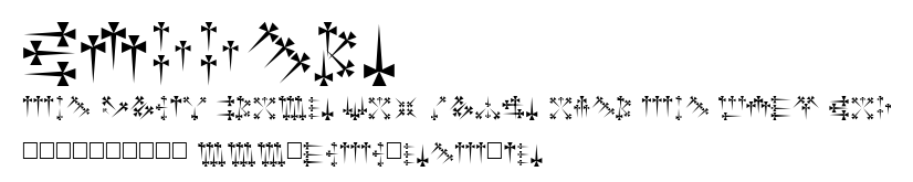 Daggers.ttf字體轉換器圖片