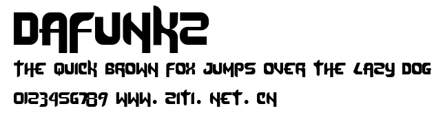 Dafunk2.ttf字體轉換器圖片