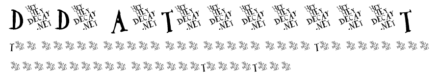 DaDa Antiquerist .ttf字體轉換器圖片